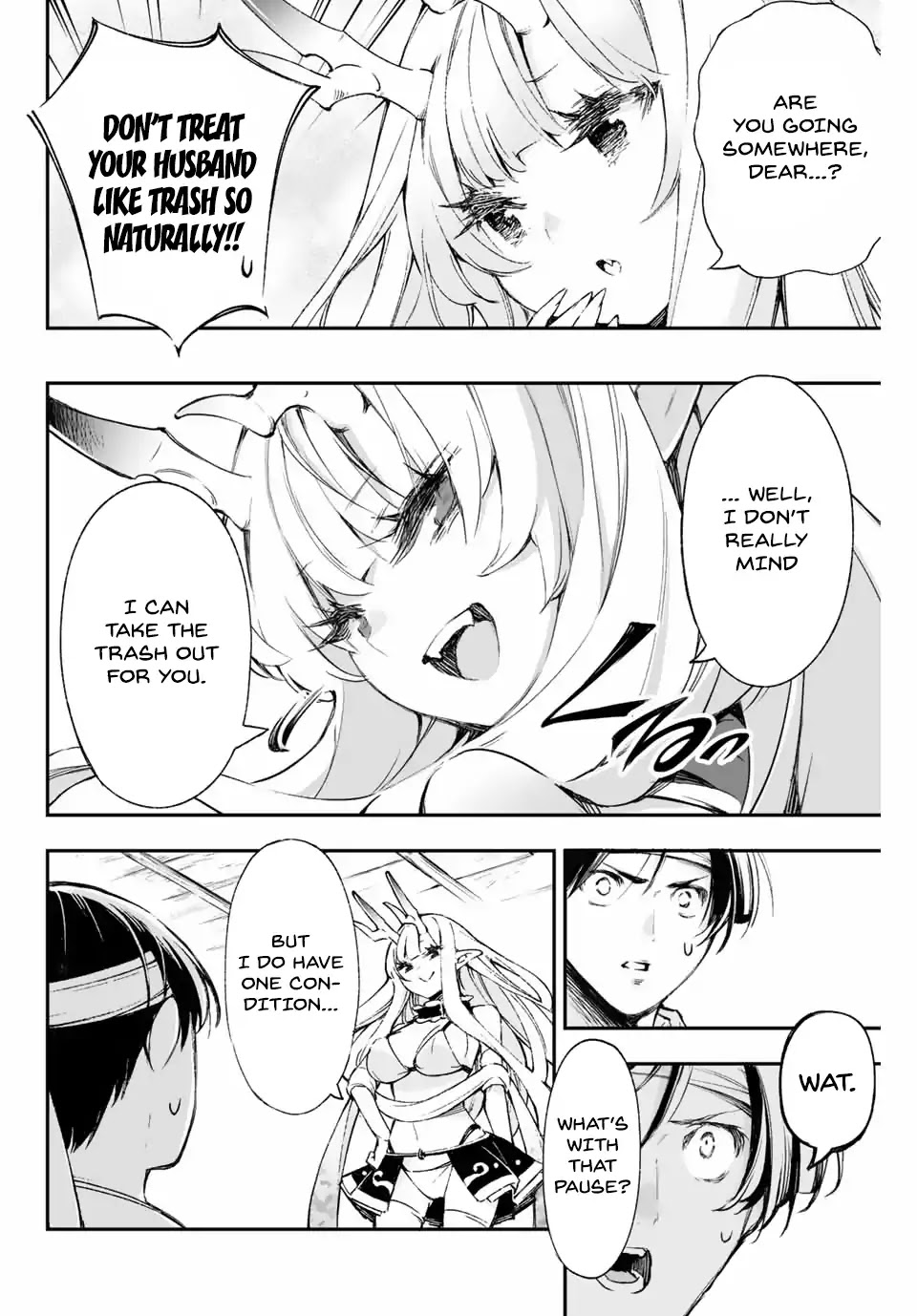 I've Married a Demoness Chapter 2 page 4 - Chapter 2: Whose Job Is It to Take out the Trash?
