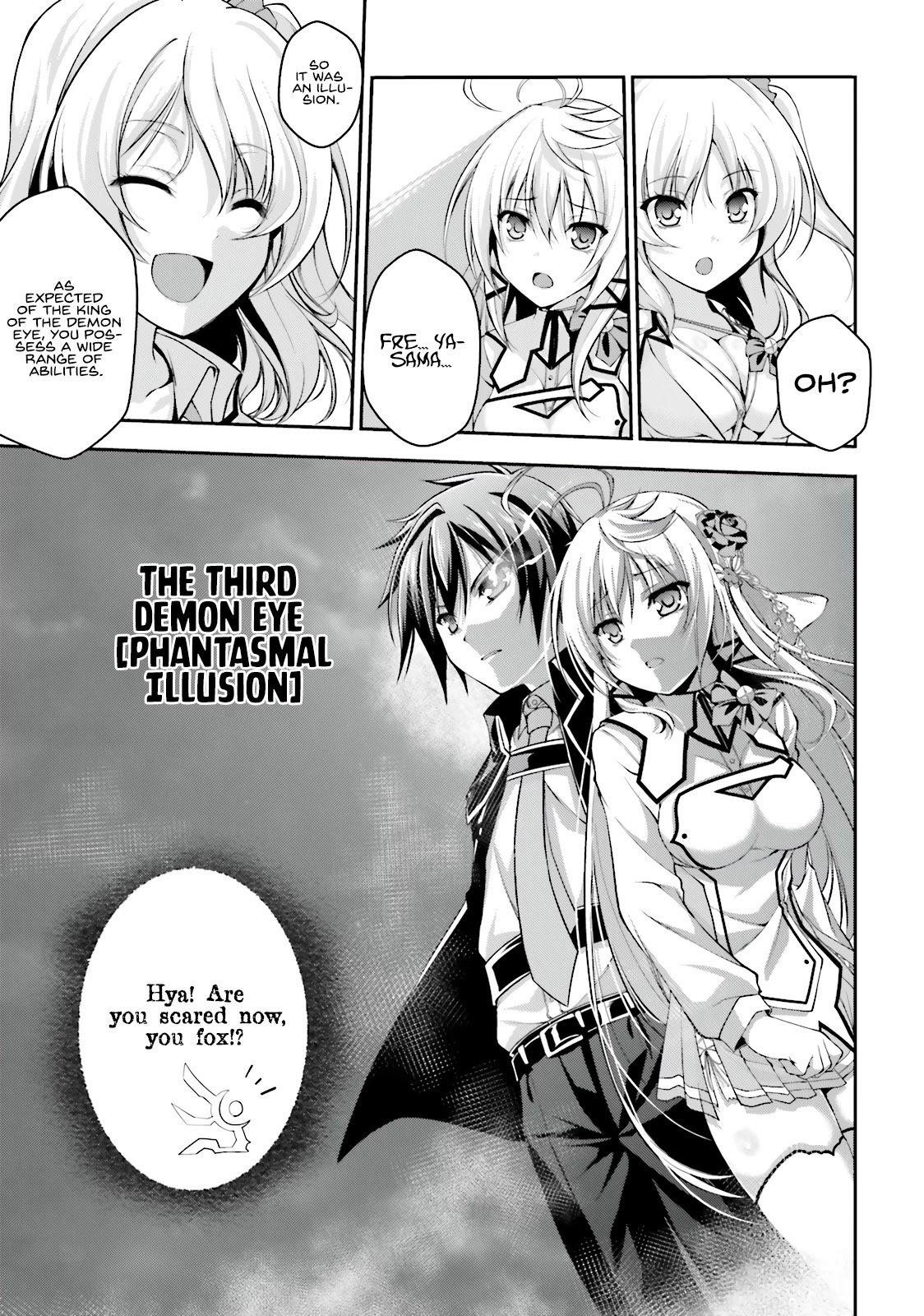 Izure Shinwa no Houkago Sensou Chapter 6 page 14 - Chapter 6: The Witch of Gold and the King of the Demon Eye (1)