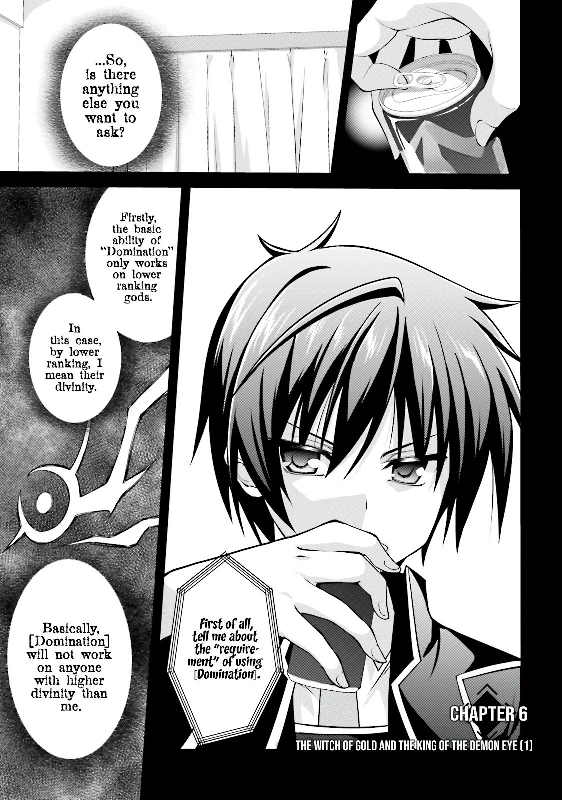 Izure Shinwa no Houkago Sensou Chapter 6 page 4 - Chapter 6: The Witch of Gold and the King of the Demon Eye (1)