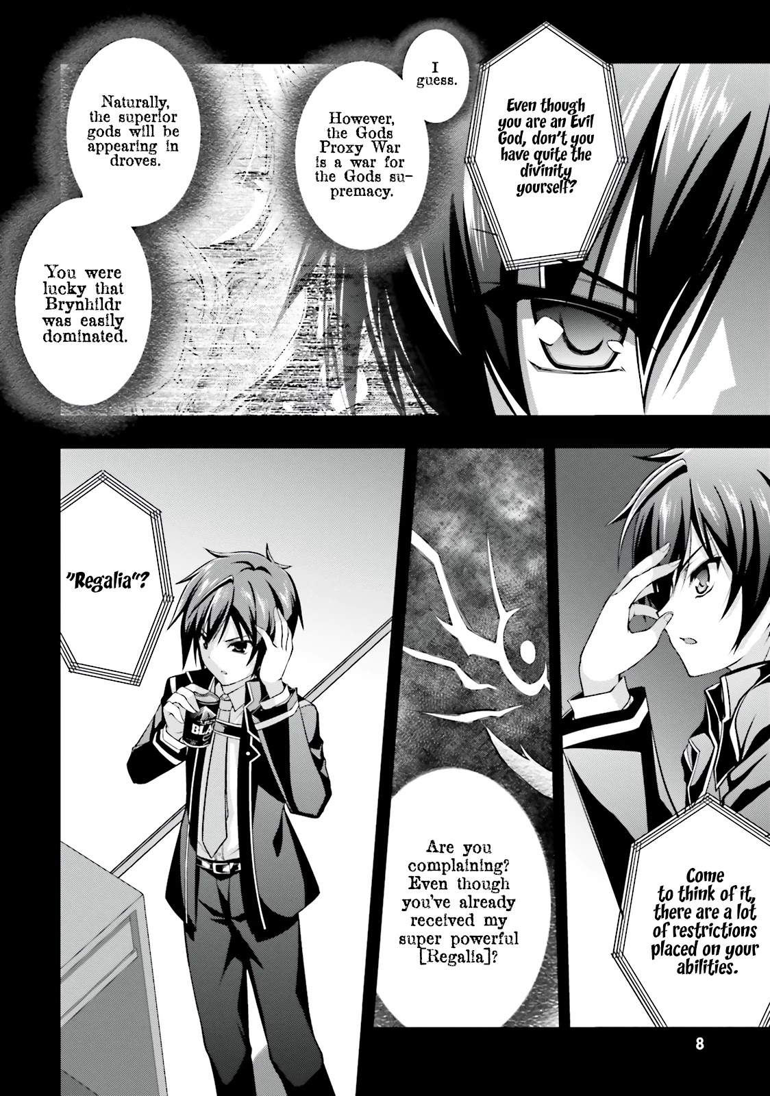 Izure Shinwa no Houkago Sensou Chapter 6 page 5 - Chapter 6: The Witch of Gold and the King of the Demon Eye (1)
