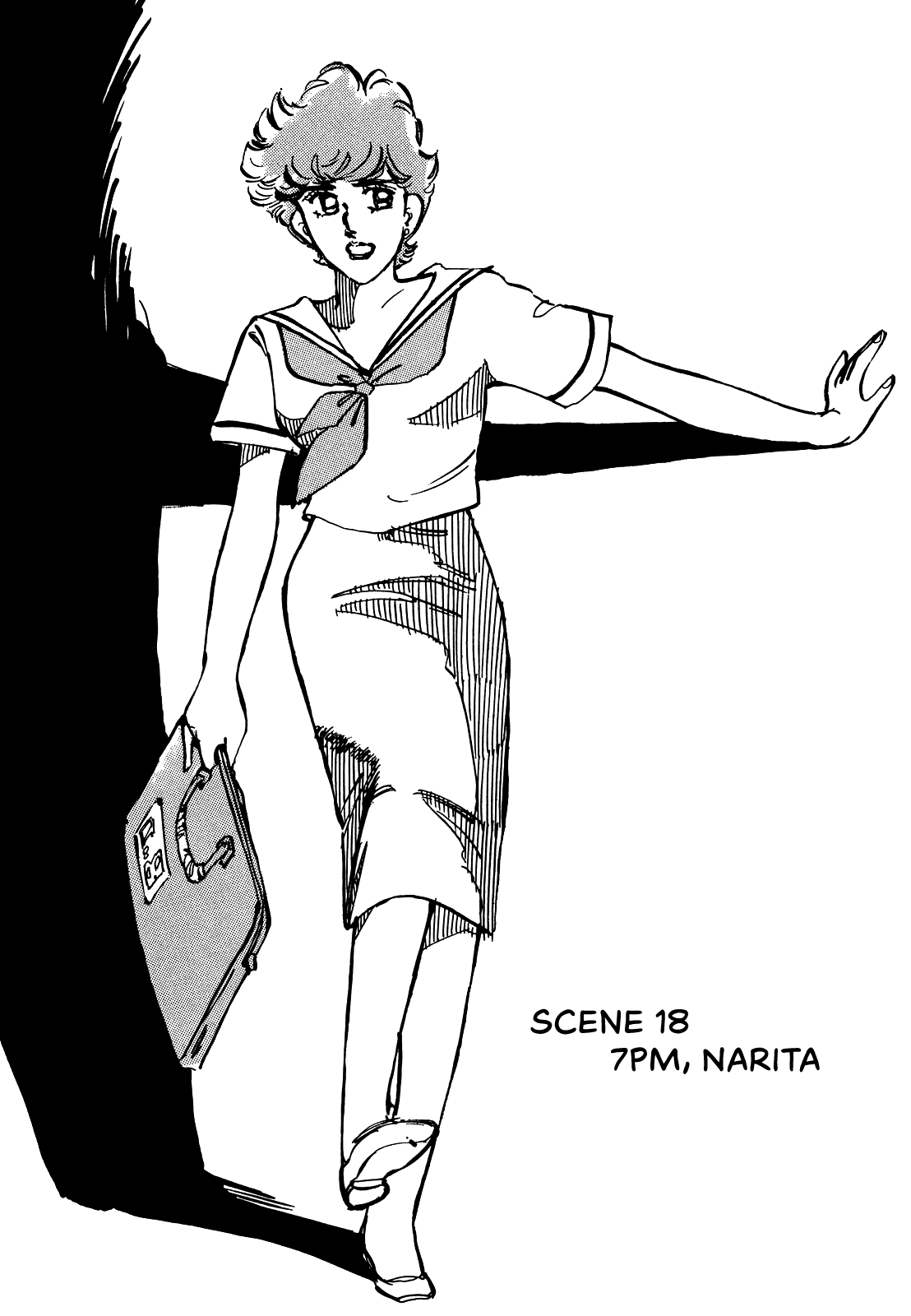 J Monogatari Chapter 18 page 2 - Chapter 18: 7PM, Narita