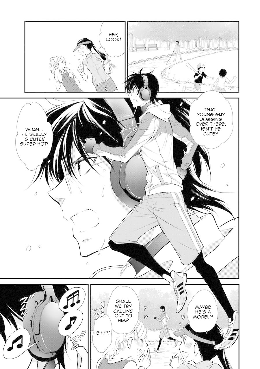 J Ota Danshi Asahina-kun Chapter 2 page 1 - Chapter 2: LOVE ❤ Ensnarement