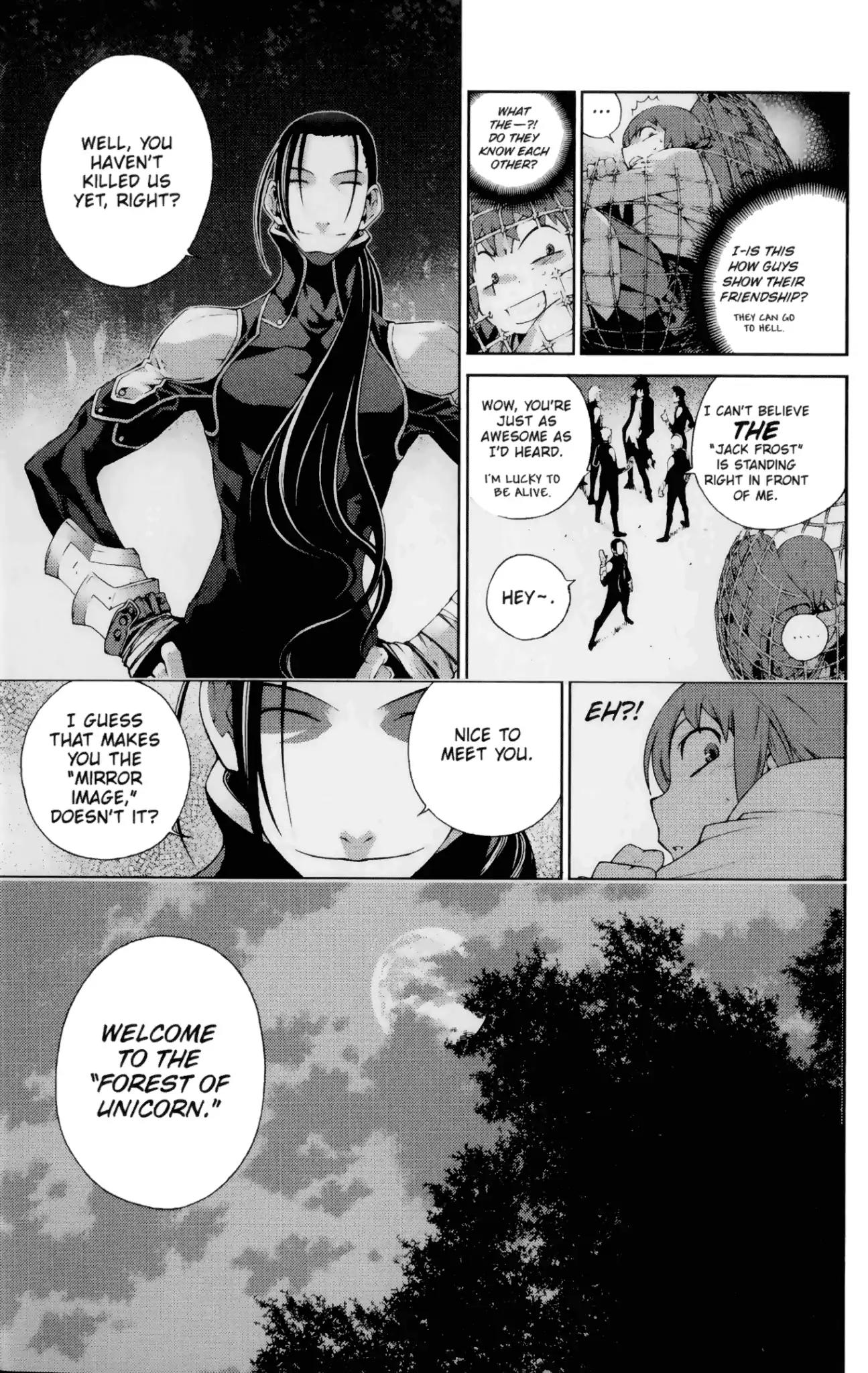 Jack Frost Chapter 11 page 15 - Chapter 11: Vol.2 VIOLENCE 11. FOREST OF UNICORN