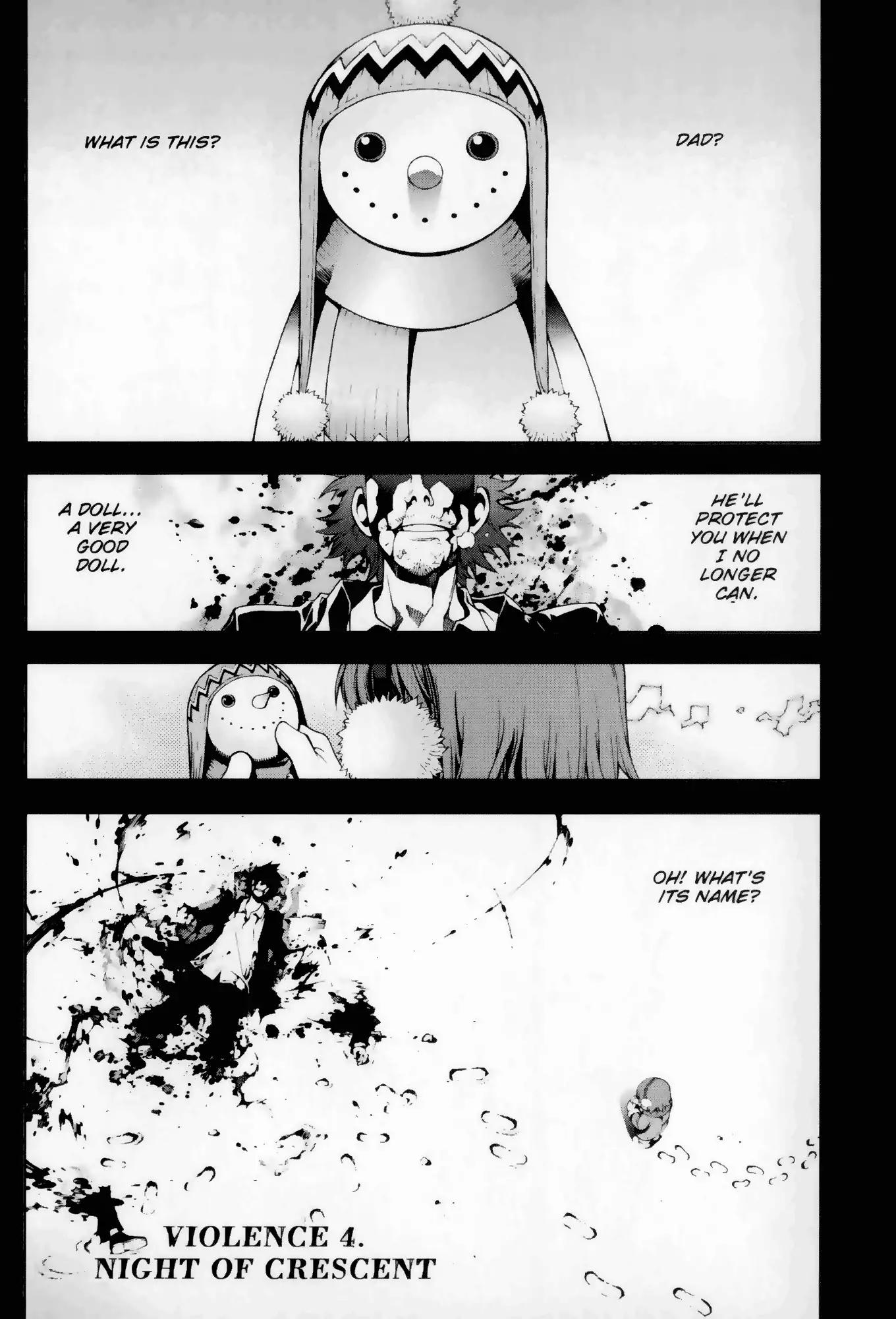 Jack Frost Chapter 4 page 1 - Chapter 4: Vol.1 VIOLENCE 4. NIGHT OF CRESCENT