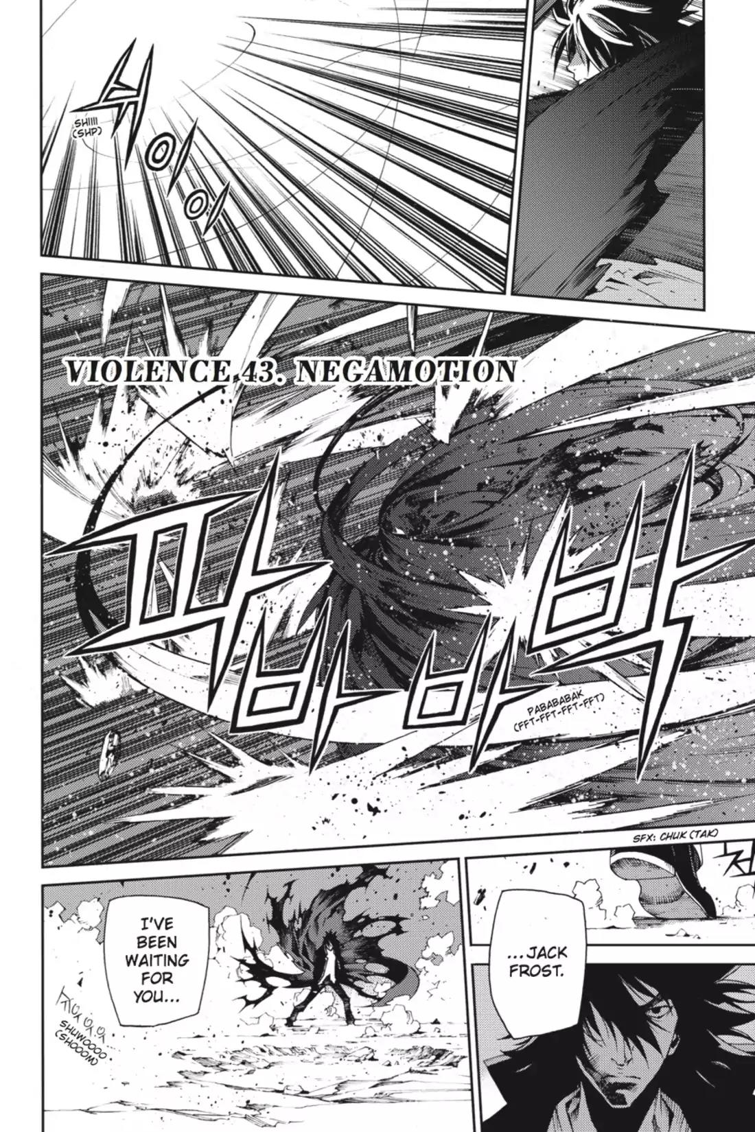 Jack Frost Chapter 43 page 3 - Chapter 43: Vol.6 VIOLENCE 43. NEGAMOTION