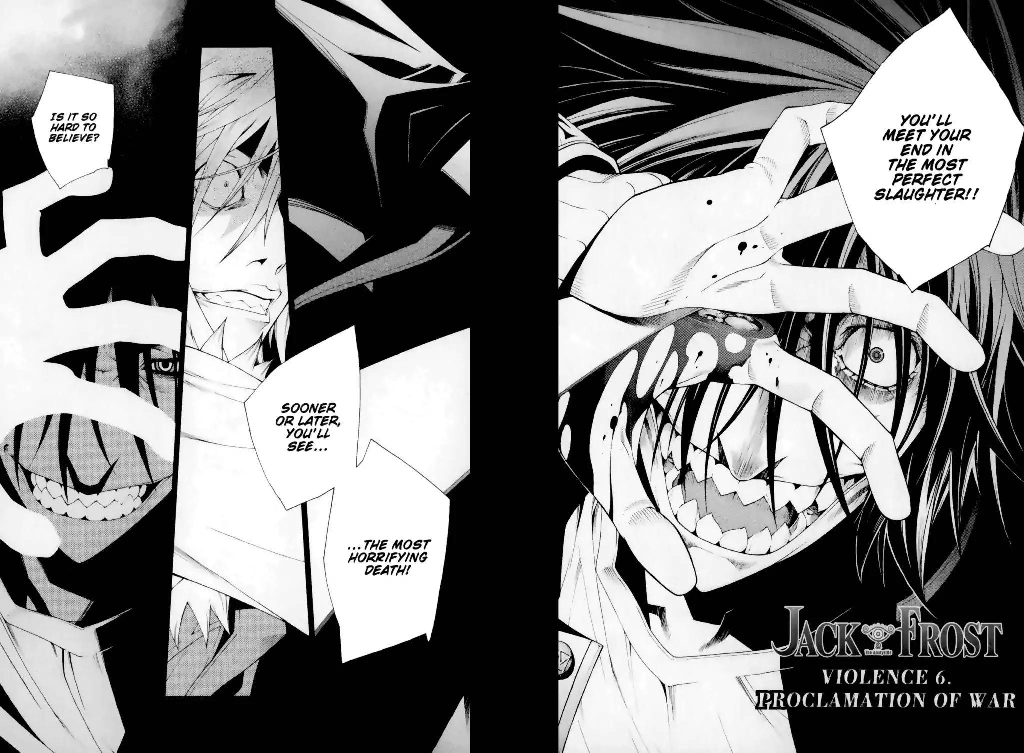 Jack Frost Chapter 6 page 2 - Chapter 6: Vol.1 VIOLENCE 6. PROCLAMATION OF WAR