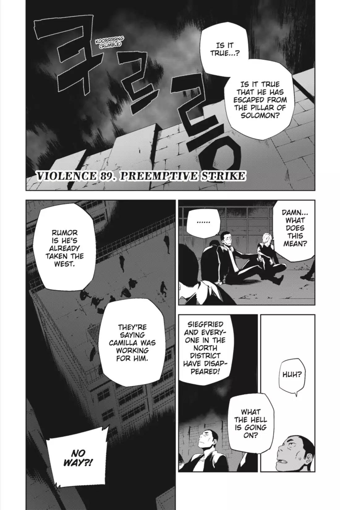 Jack Frost Chapter 89 page 1 - Chapter 89: Vol.11 VIOLENCE 89. PREEMPTIVE STRIKE