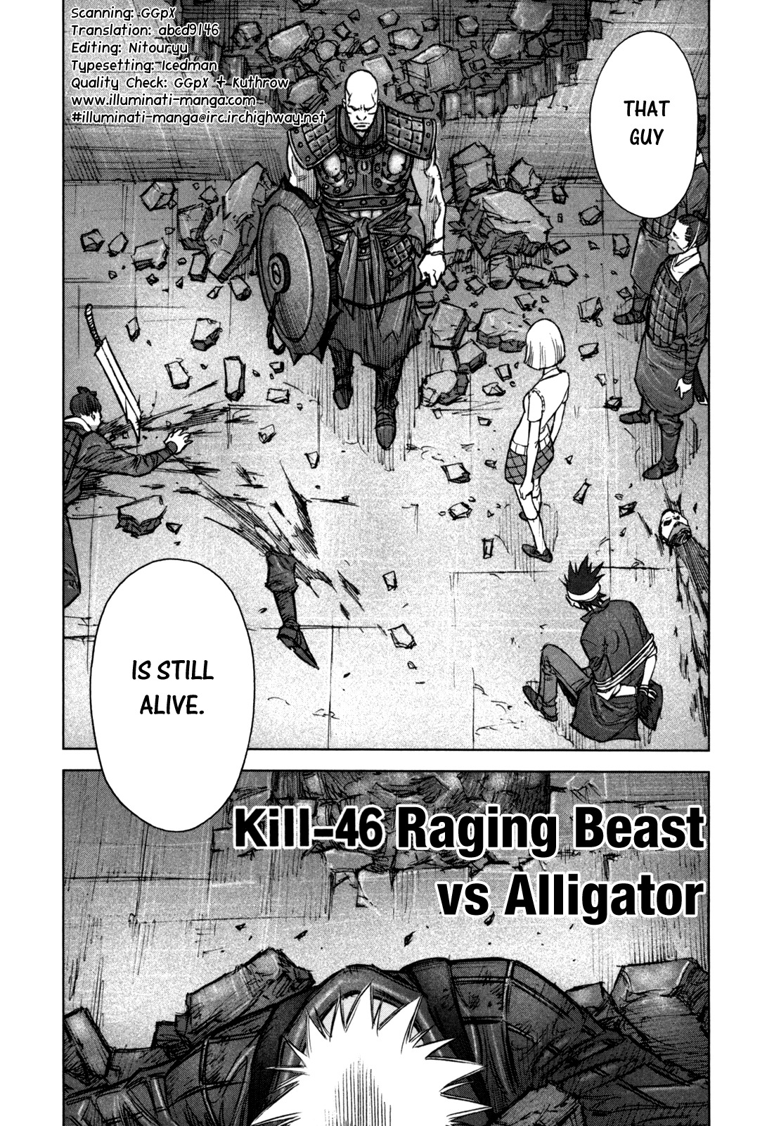 Jackals Chapter 46 page 3 - Chapter 46: Raging Beast vs Alligator