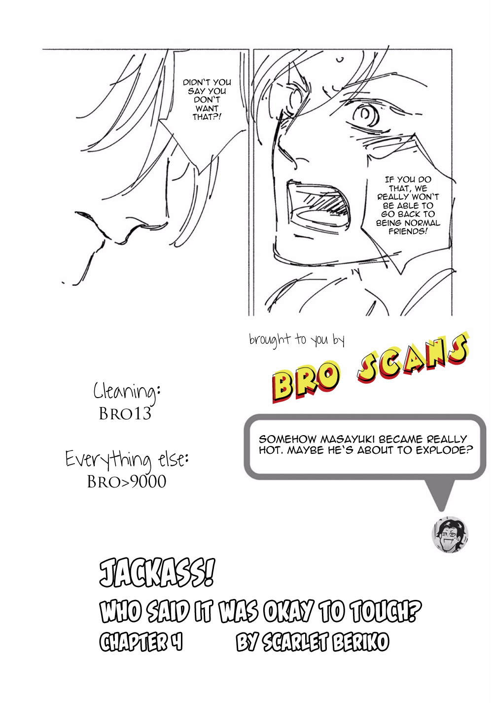 Jackass! - Sawatte Ii tte Dare ga Itta yo? Chapter 4 page 33 - Chapter 4