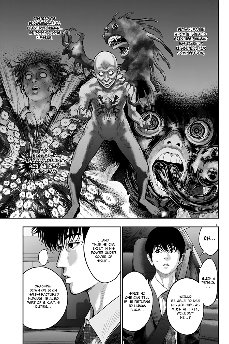 Jagaaaaaan Chapter 57 page 11 - Chapter 57: Half-fractured Human