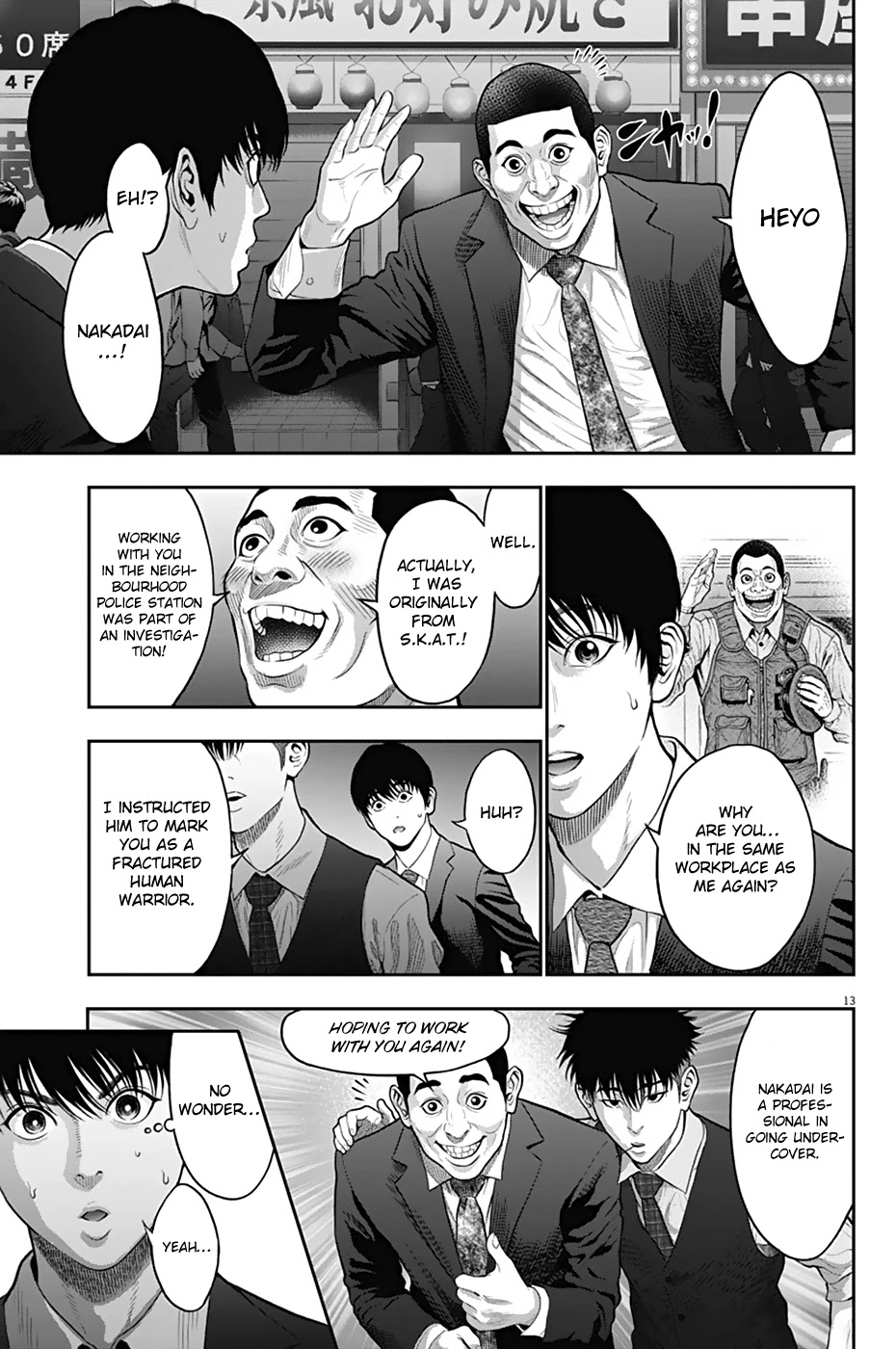 Jagaaaaaan Chapter 57 page 13 - Chapter 57: Half-fractured Human