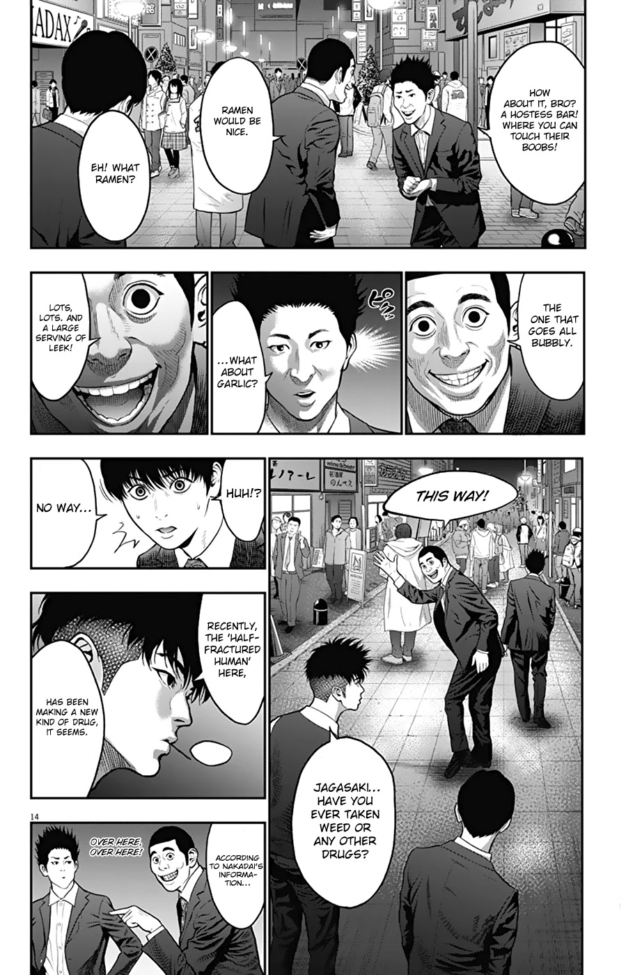 Jagaaaaaan Chapter 57 page 14 - Chapter 57: Half-fractured Human