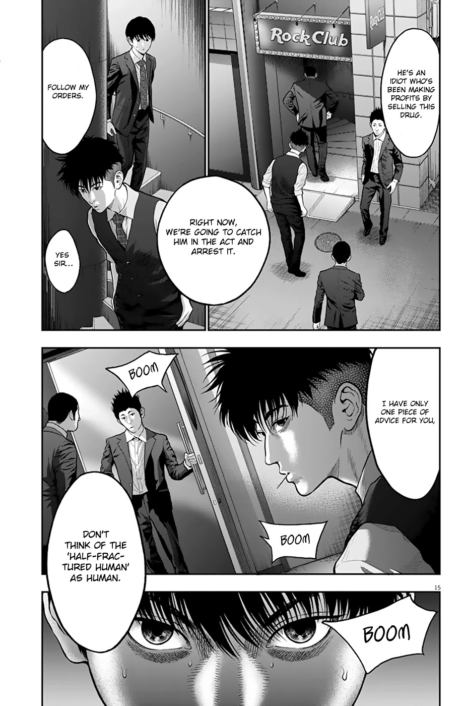 Jagaaaaaan Chapter 57 page 15 - Chapter 57: Half-fractured Human