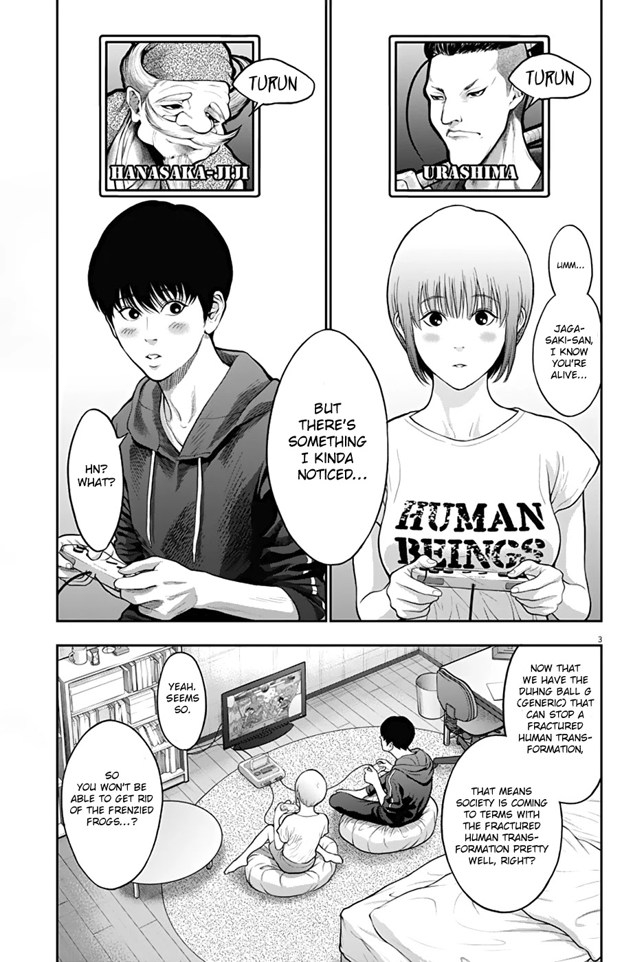 Jagaaaaaan Chapter 57 page 3 - Chapter 57: Half-fractured Human