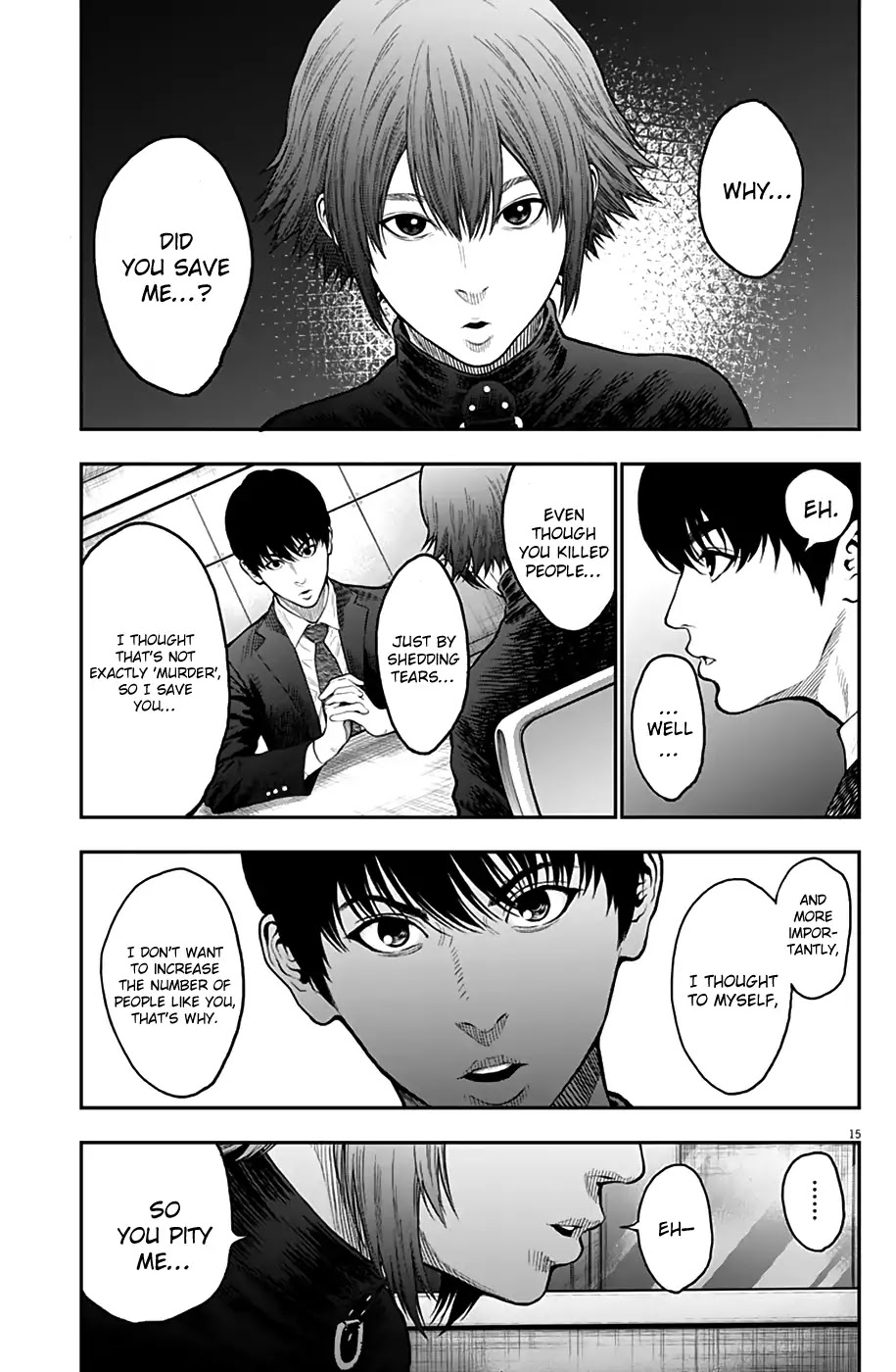 Jagaaaaaan Chapter 61 page 15 - Chapter 61: For a moment, my chest tightened