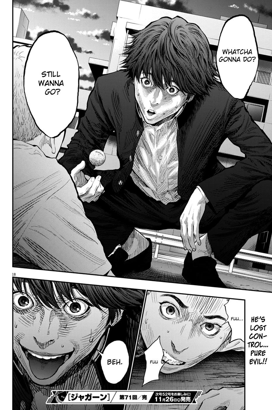 Jagaaaaaan Chapter 71 page 18 - Chapter 71: Those Who Kill, And Those Who Are Killed