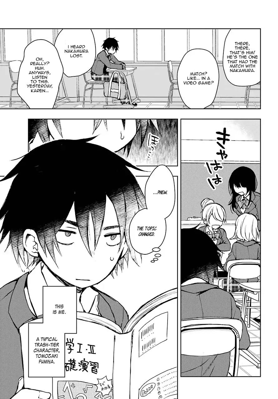 Jaku-chara Tomozaki-kun Chapter 1 page 3 - Chapter 1: The Start of Life's Strategy Guide