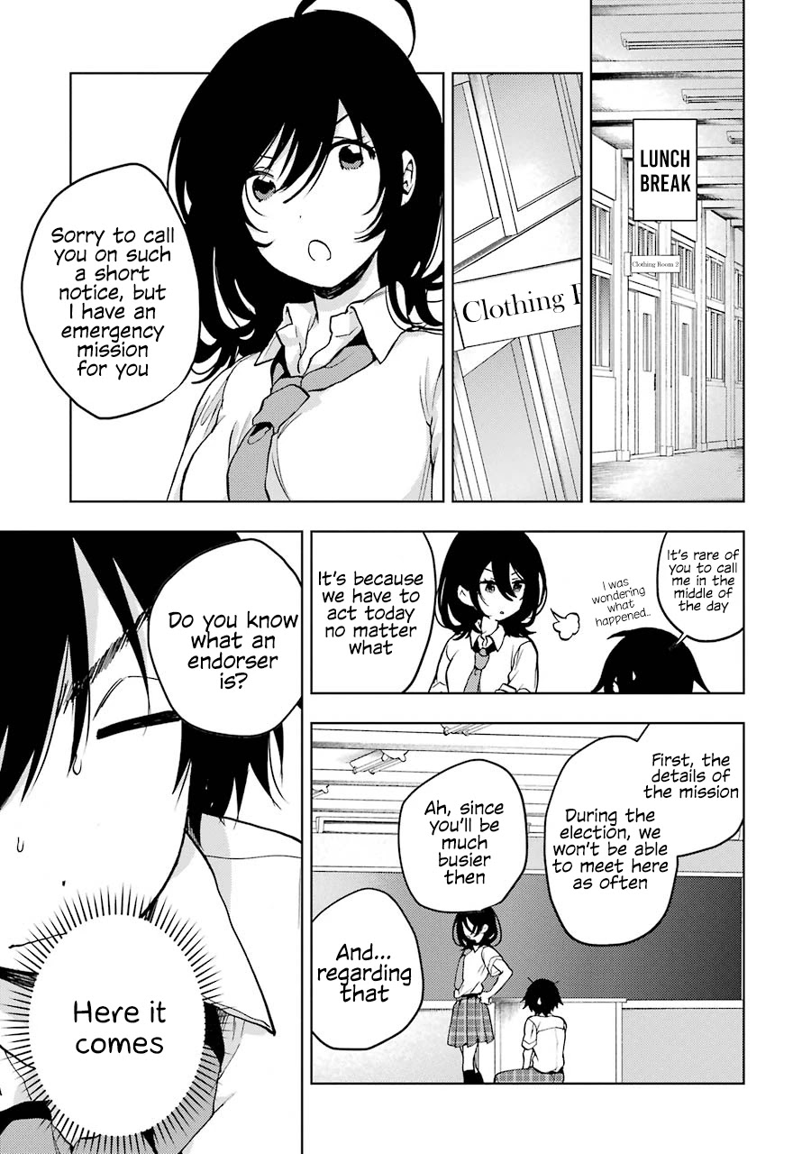 Jaku-chara Tomozaki-kun Chapter 15 page 7 - Chapter 15: If you speed-run a game inside a game, there’s no way you can stop (1)