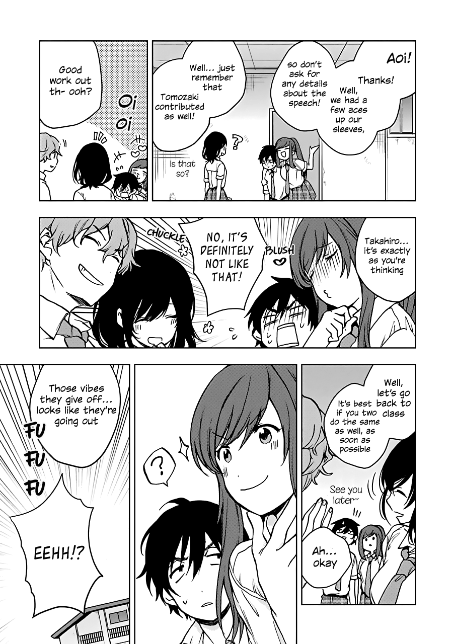Jaku-chara Tomozaki-kun Chapter 17 page 22 - Chapter 17: When a teacher-type character becomes the boss, they're usually strong enough to checkmate you