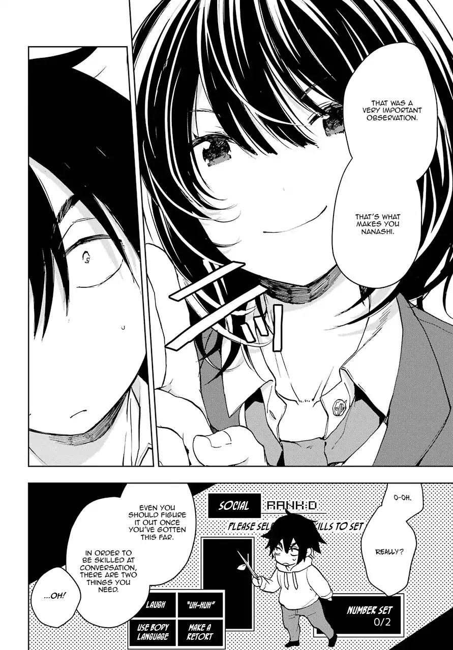 Jaku-chara Tomozaki-kun Chapter 4 page 12 - Chapter 4: The Two Keys of The Conversation