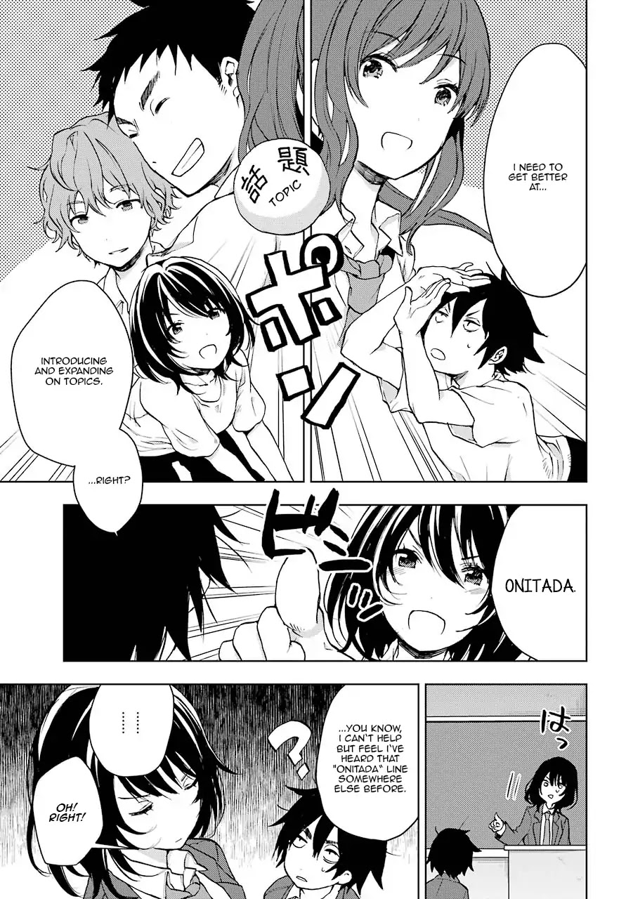 Jaku-chara Tomozaki-kun Chapter 4 page 13 - Chapter 4: The Two Keys of The Conversation