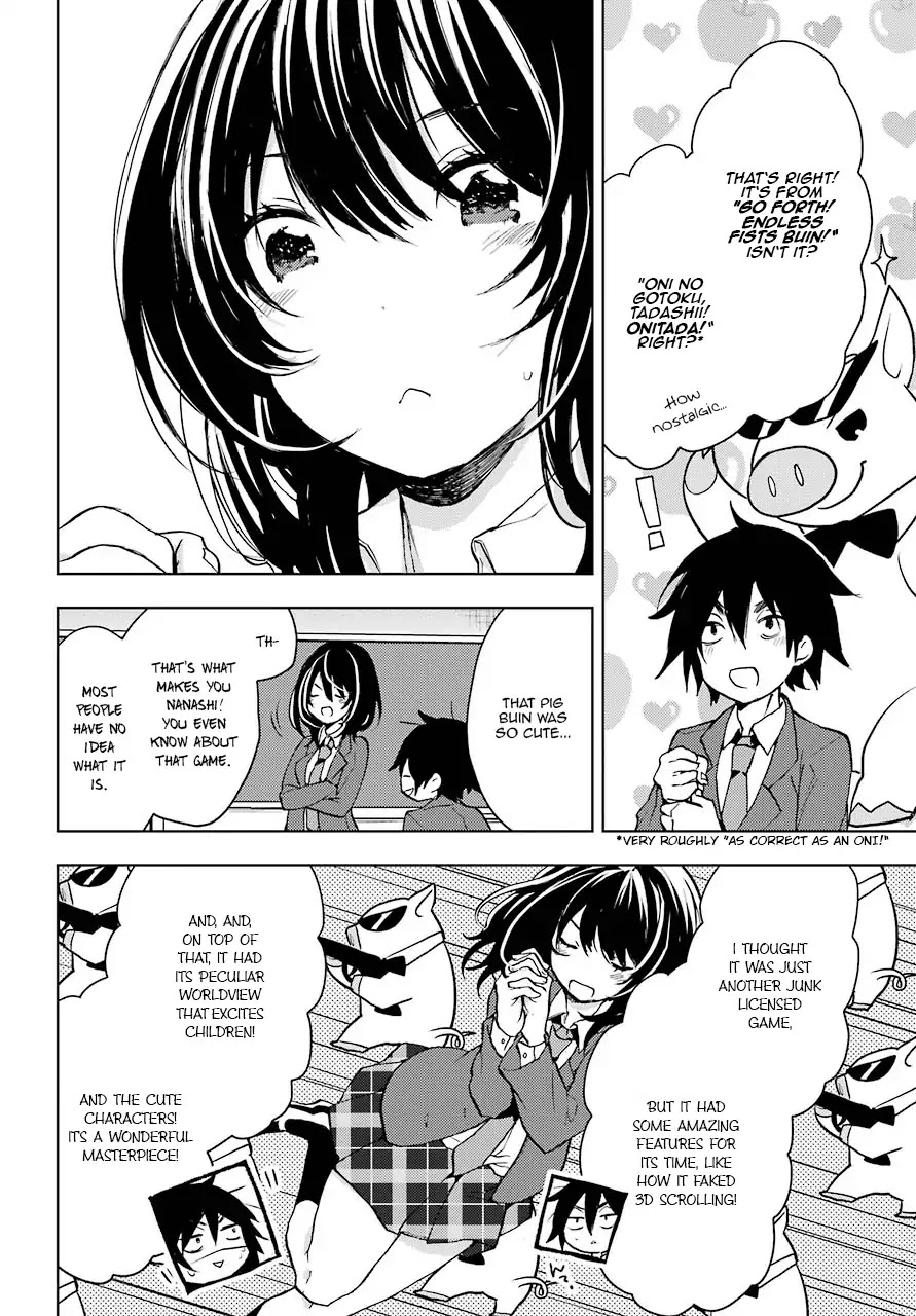Jaku-chara Tomozaki-kun Chapter 4 page 14 - Chapter 4: The Two Keys of The Conversation