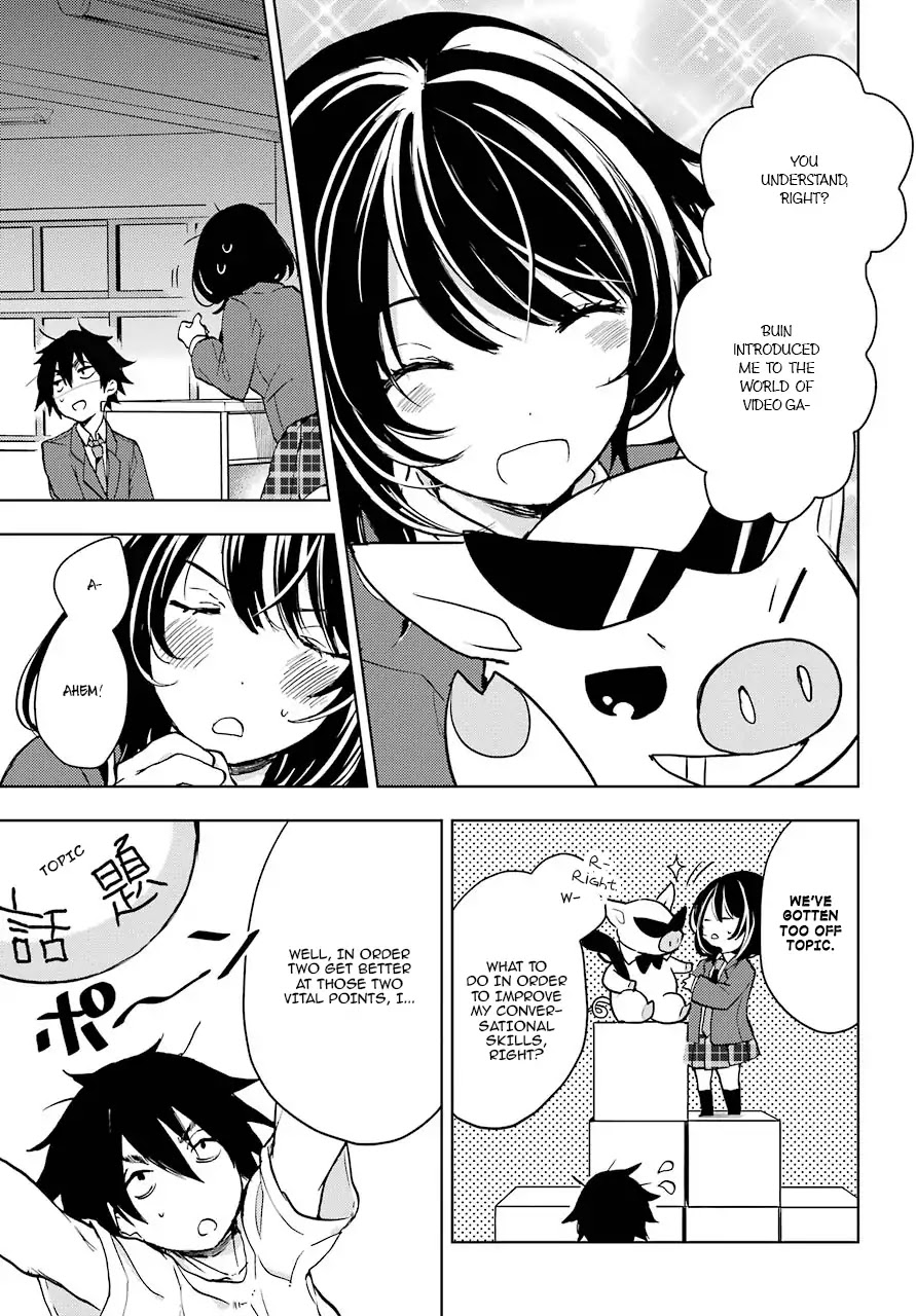 Jaku-chara Tomozaki-kun Chapter 4 page 15 - Chapter 4: The Two Keys of The Conversation