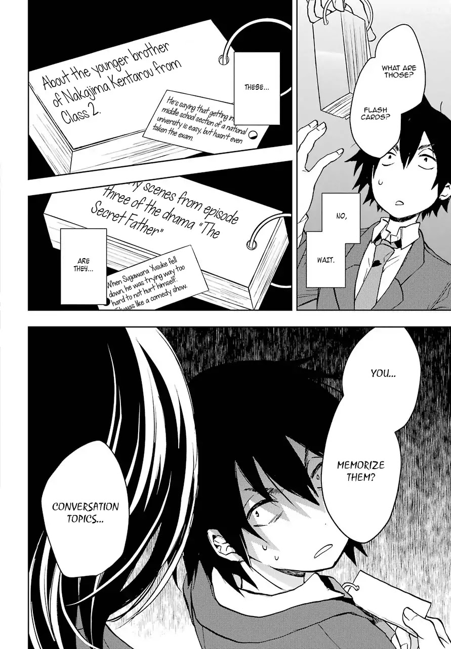 Jaku-chara Tomozaki-kun Chapter 4 page 18 - Chapter 4: The Two Keys of The Conversation
