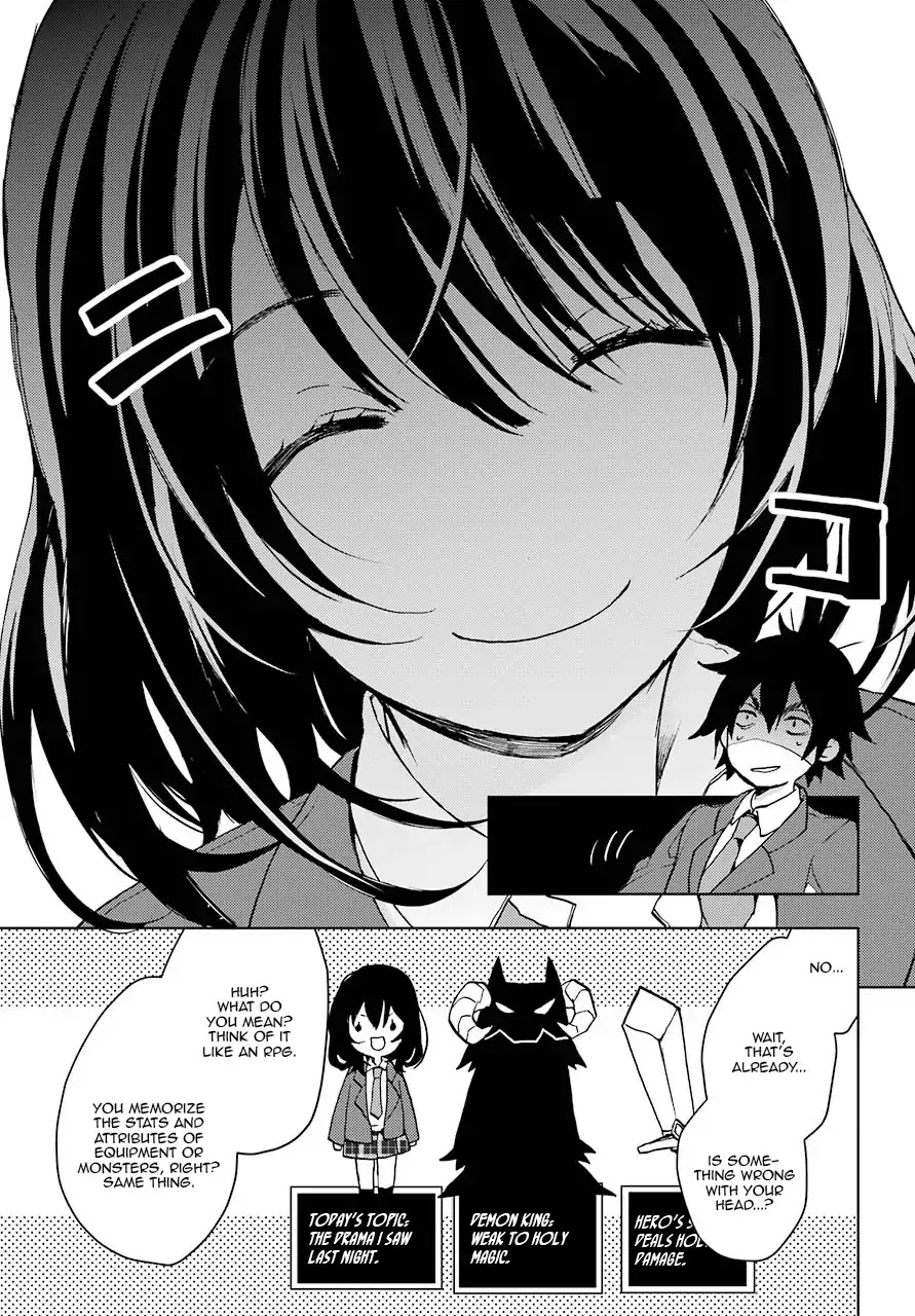 Jaku-chara Tomozaki-kun Chapter 4 page 19 - Chapter 4: The Two Keys of The Conversation
