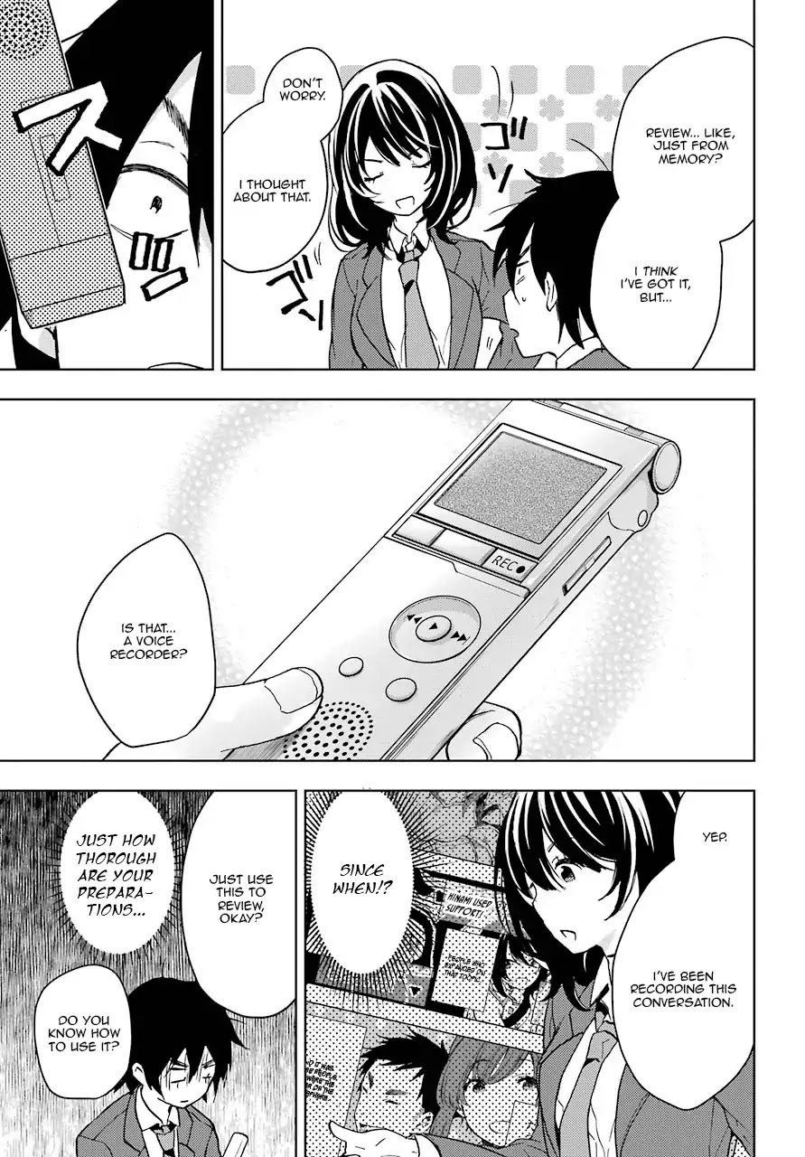 Jaku-chara Tomozaki-kun Chapter 4 page 21 - Chapter 4: The Two Keys of The Conversation