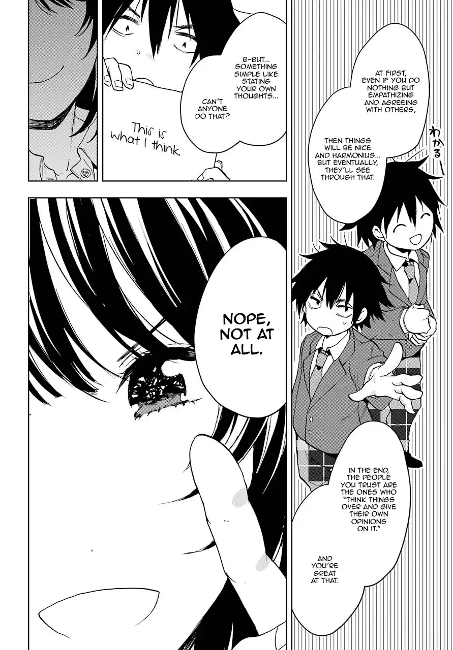 Jaku-chara Tomozaki-kun Chapter 4 page 4 - Chapter 4: The Two Keys of The Conversation