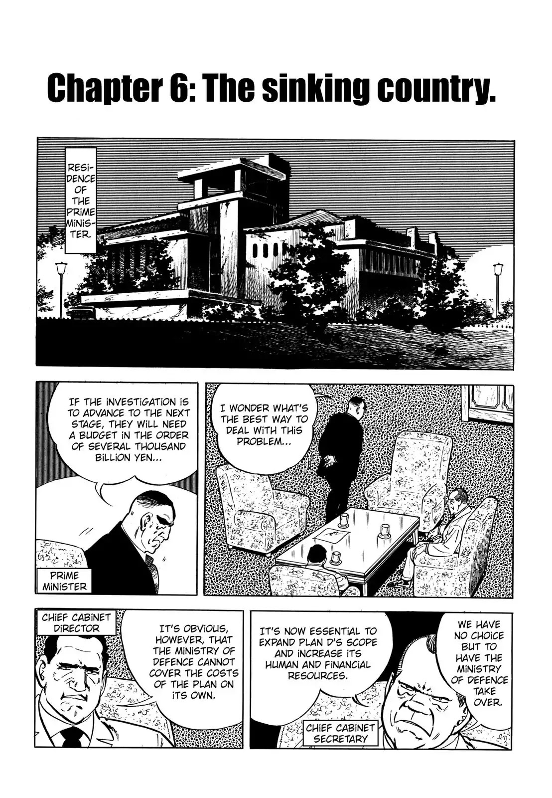 Japan Sinks (Takao Saito) Chapter 6 page 1 - Chapter 6: The Sinking Country