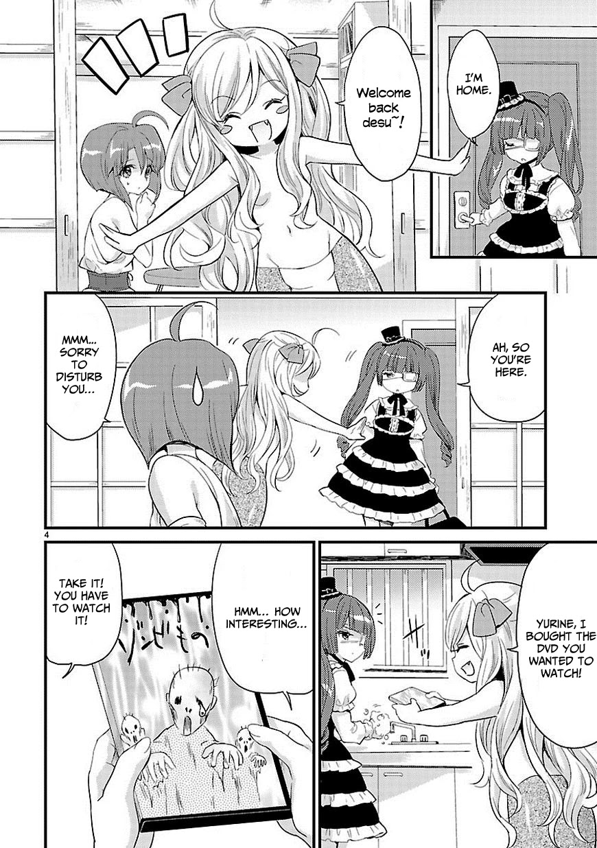 Jashin-chan Dropkick Chapter 10 page 4 - Chapter 10: Something Similar to Crowbar-kun