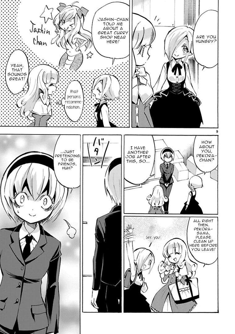 Jashin-chan Dropkick Chapter 100 page 9 - Chapter 100: Angel's Friend