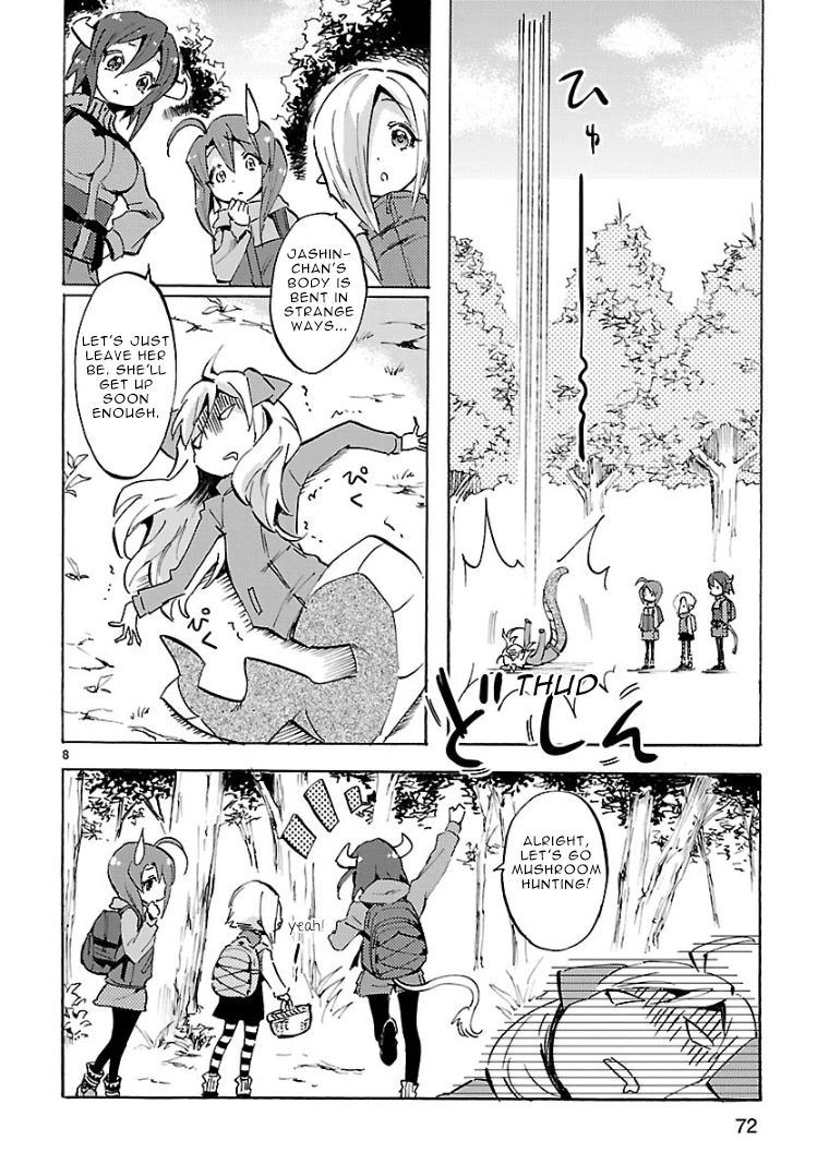 Jashin-chan Dropkick Chapter 102 page 8 - Chapter 102: Giant Mushroom