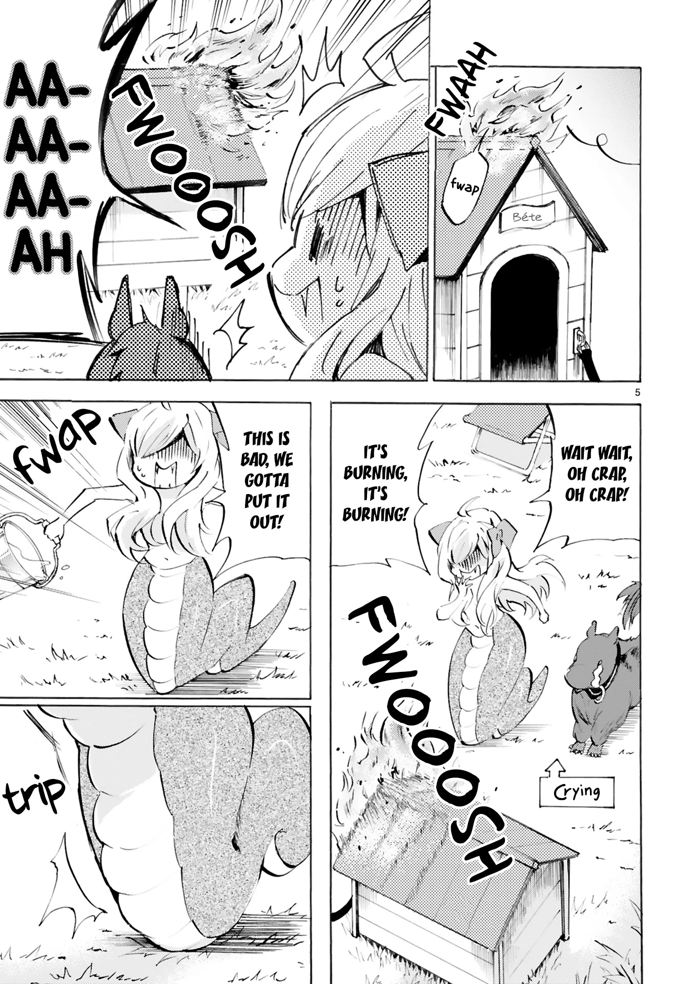 Jashin-chan Dropkick Chapter 106 page 5 - Chapter 106: I'm Not Afraid Of Fire