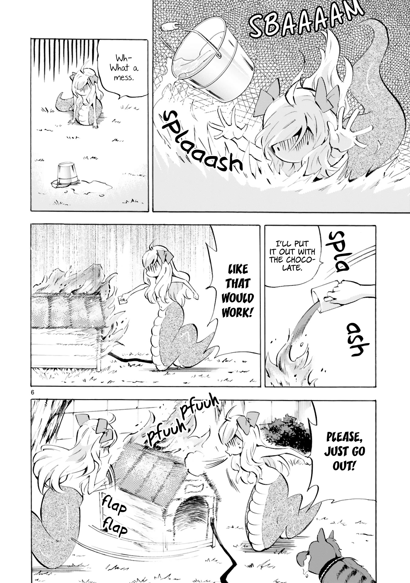 Jashin-chan Dropkick Chapter 106 page 6 - Chapter 106: I'm Not Afraid Of Fire