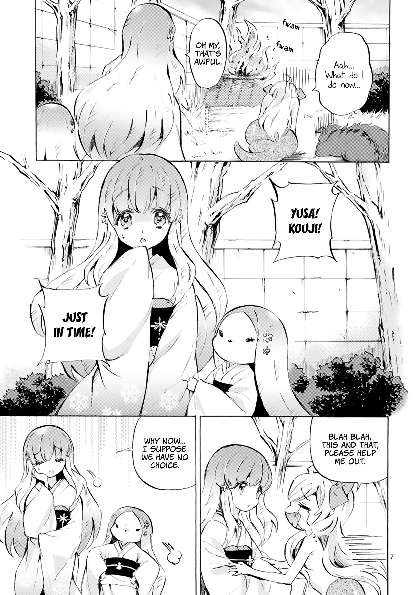 Jashin-chan Dropkick Chapter 106 page 7 - Chapter 106: I'm Not Afraid Of Fire