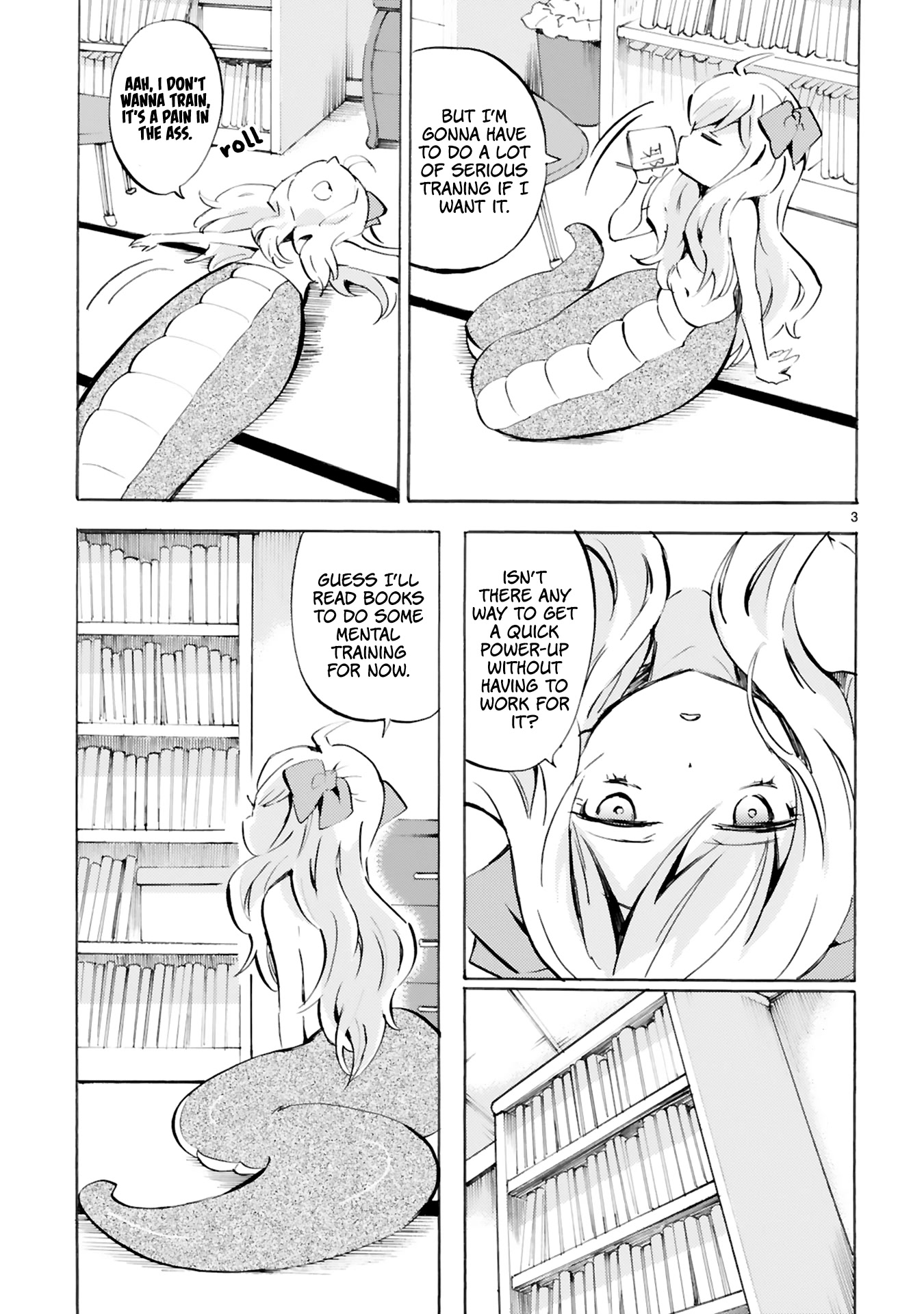 Jashin-chan Dropkick Chapter 108 page 3 - Chapter 108: The Grimoire's Second Volume
