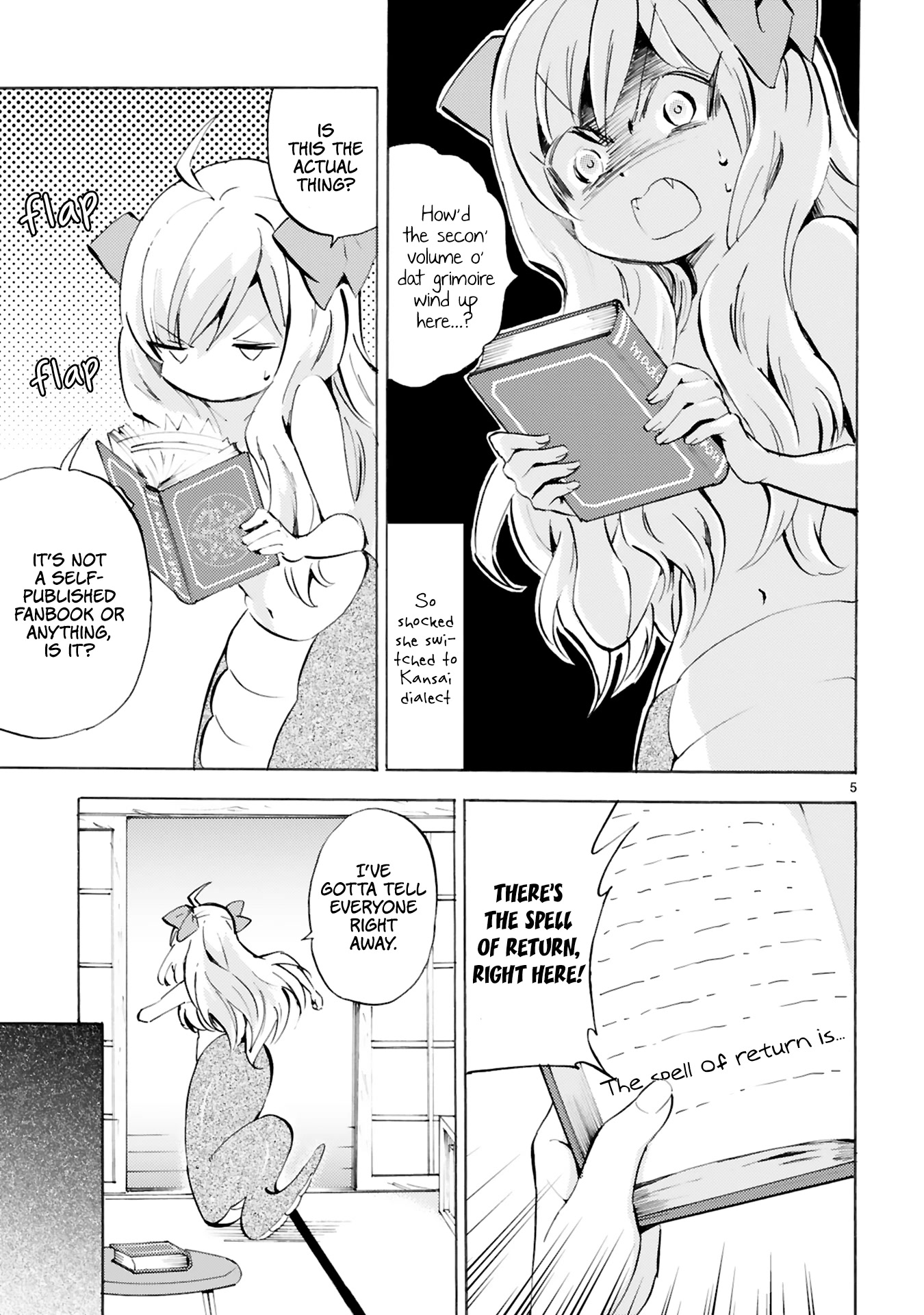Jashin-chan Dropkick Chapter 108 page 5 - Chapter 108: The Grimoire's Second Volume