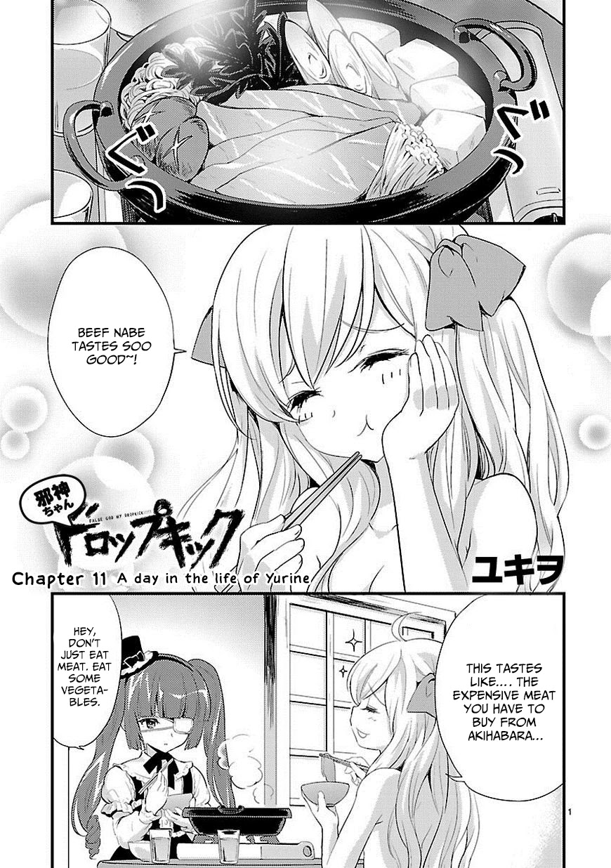 Jashin-chan Dropkick Chapter 11 page 1 - Chapter 11: A day in the life of Yurine