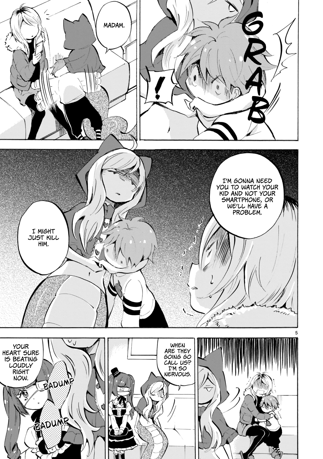 Jashin-chan Dropkick Chapter 110 page 5 - Chapter 110: At Gotham Dental