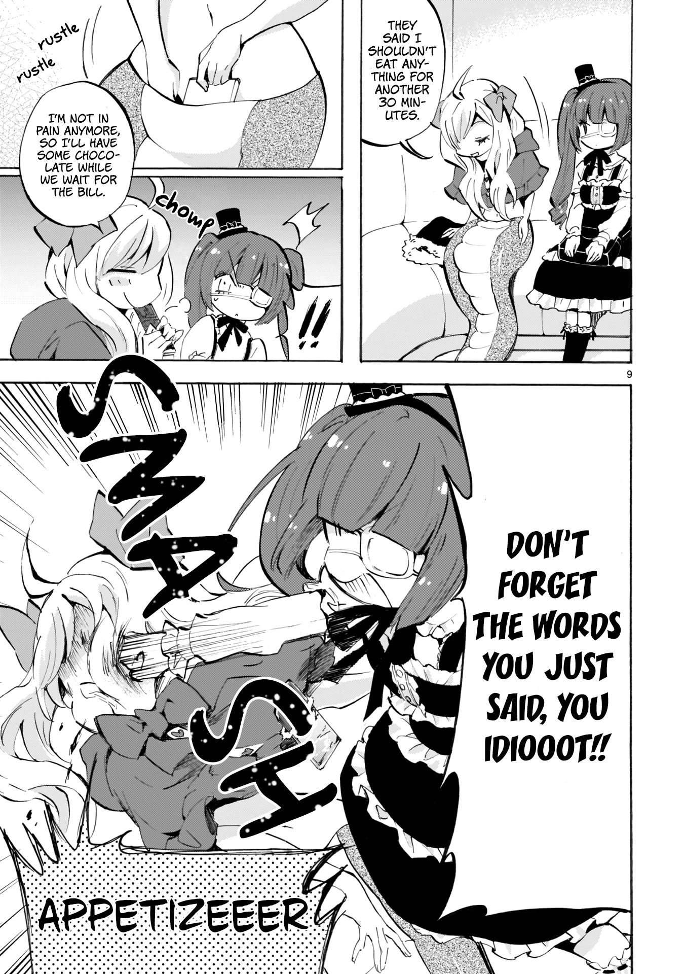 Jashin-chan Dropkick Chapter 110 page 9 - Chapter 110: At Gotham Dental