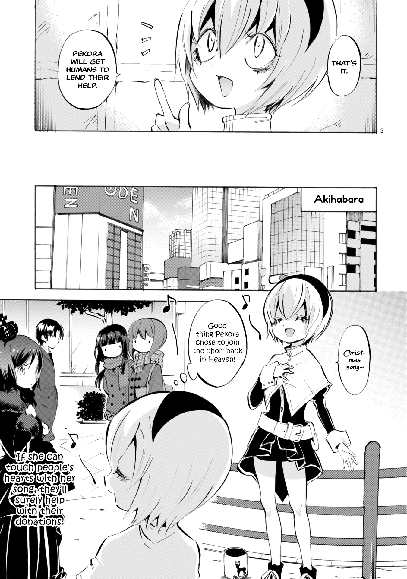 Jashin-chan Dropkick Chapter 111 page 3 - Chapter 111: Noel's Song