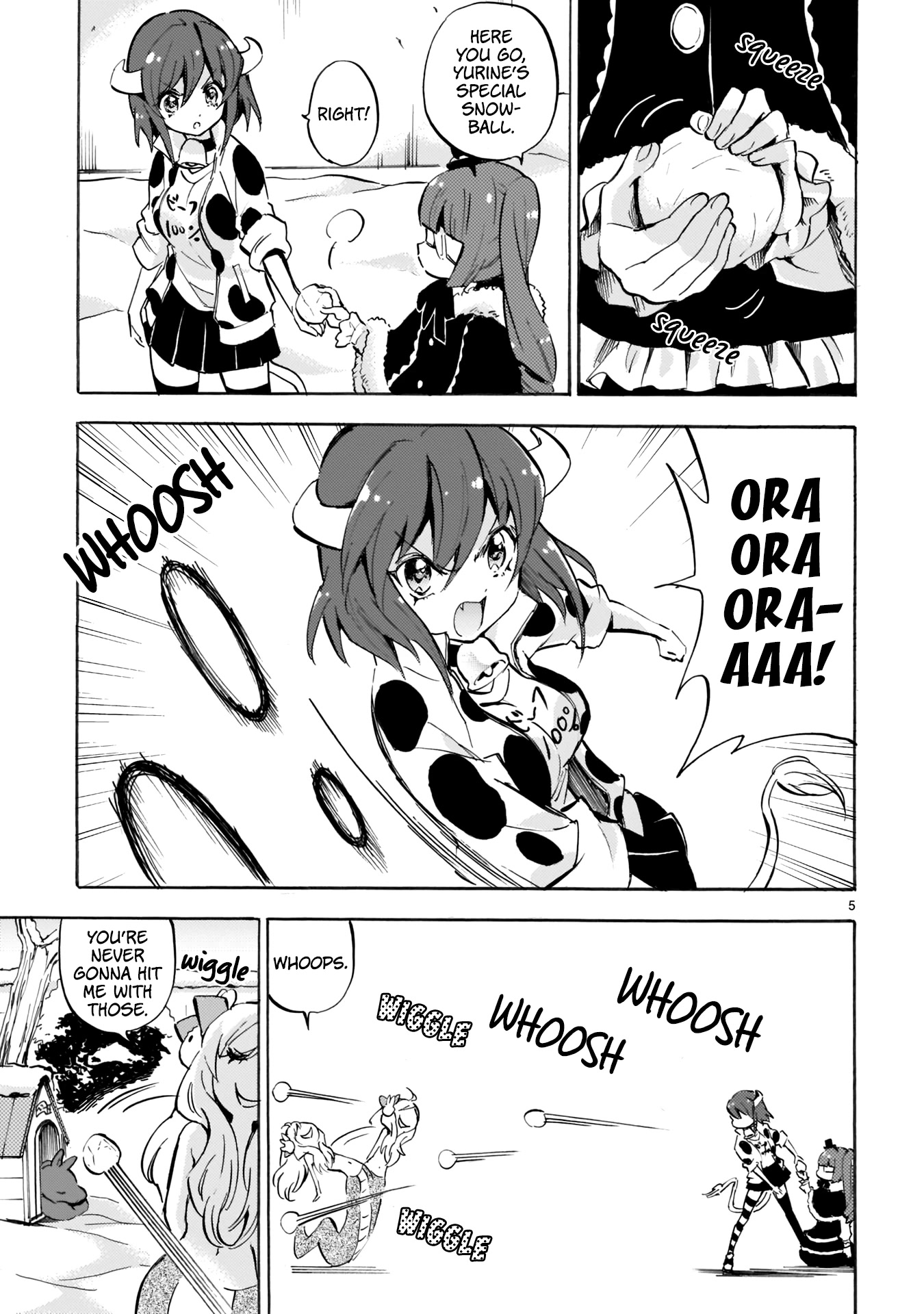 Jashin-chan Dropkick Chapter 113 page 5 - Chapter 113: Demon World-Style Snowball Fight