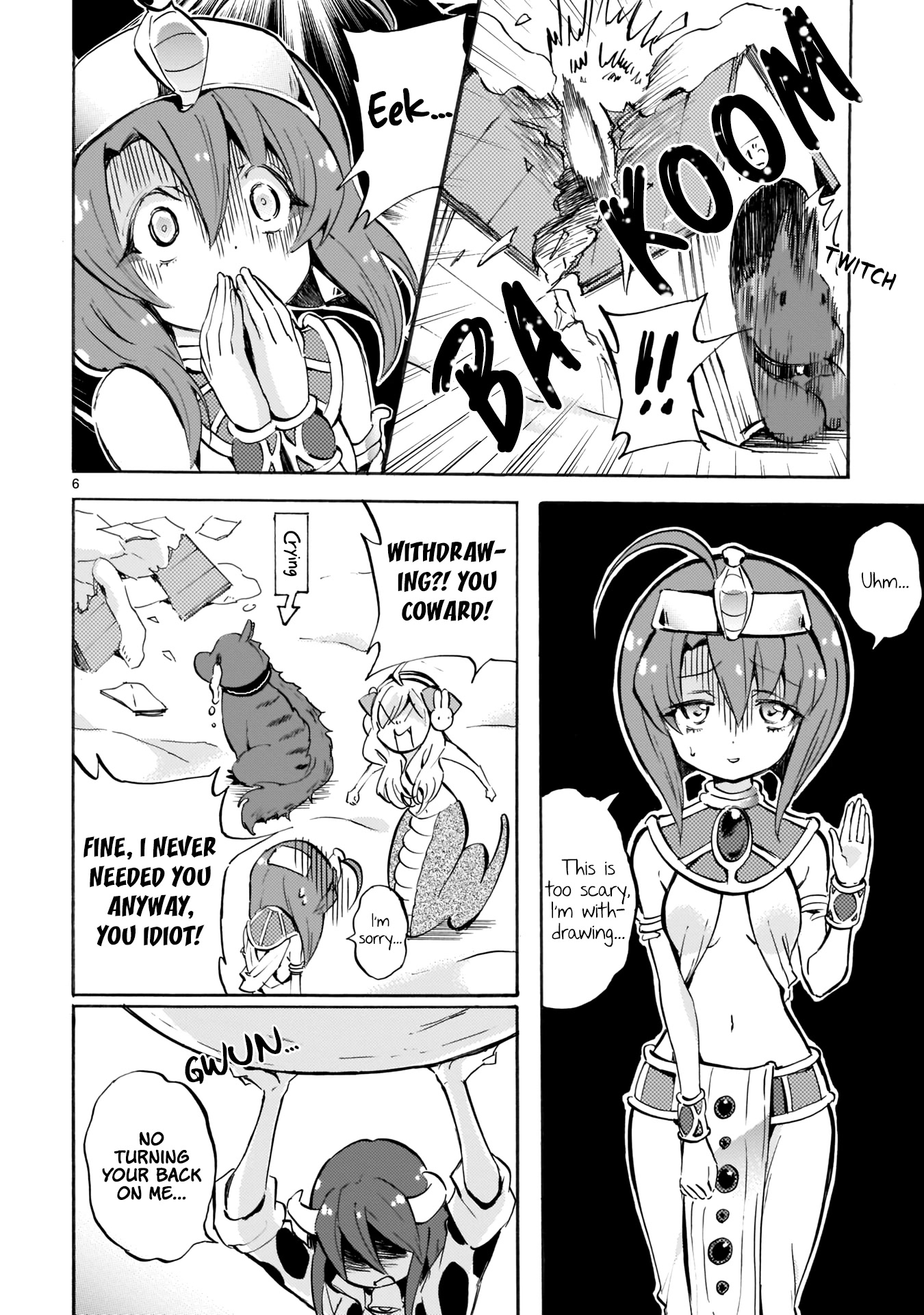 Jashin-chan Dropkick Chapter 113 page 6 - Chapter 113: Demon World-Style Snowball Fight
