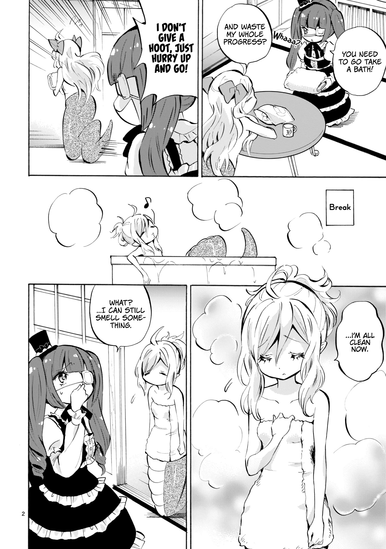 Jashin-chan Dropkick Chapter 114 page 2 - Chapter 114: Don't Waste Food