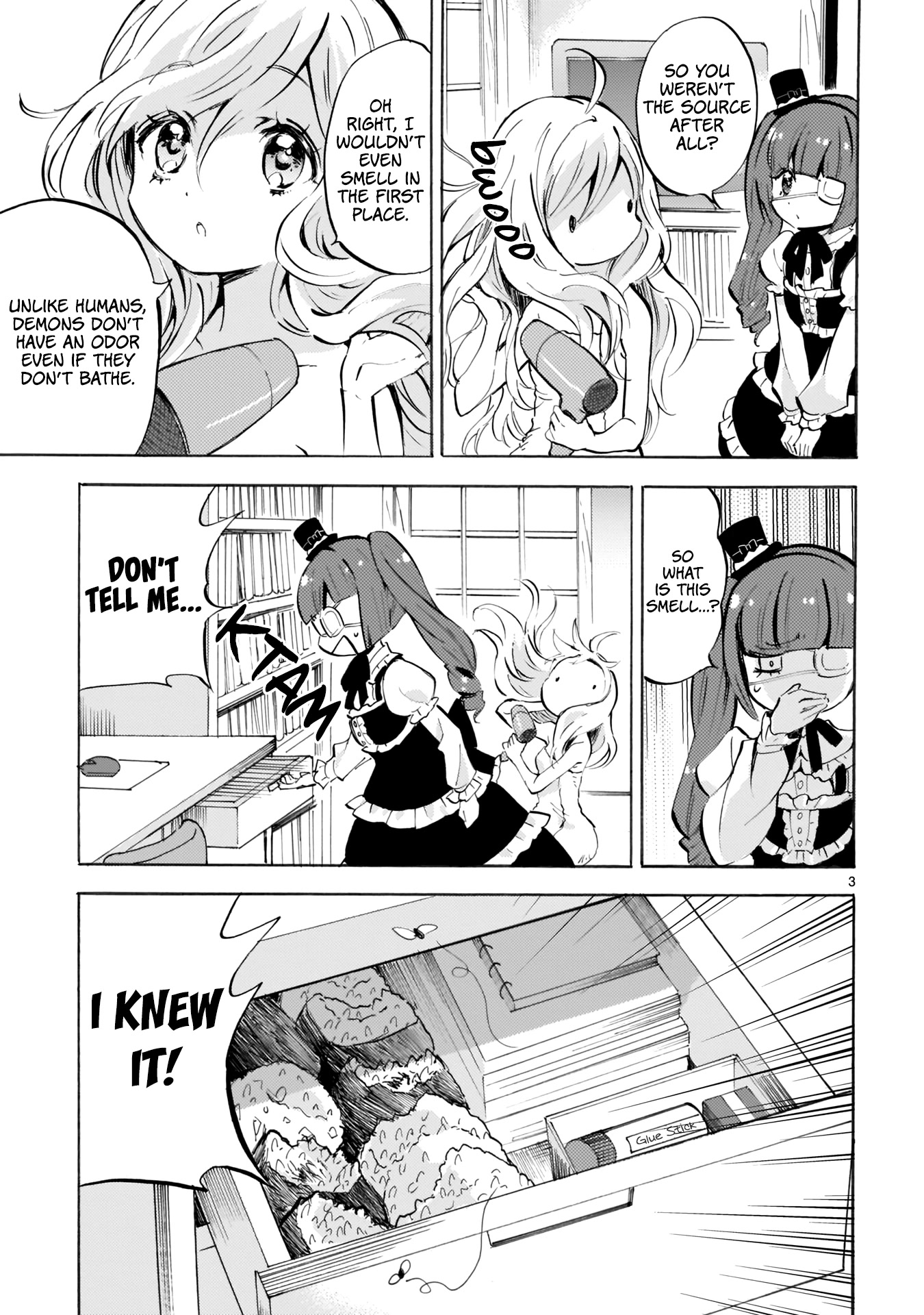 Jashin-chan Dropkick Chapter 114 page 3 - Chapter 114: Don't Waste Food
