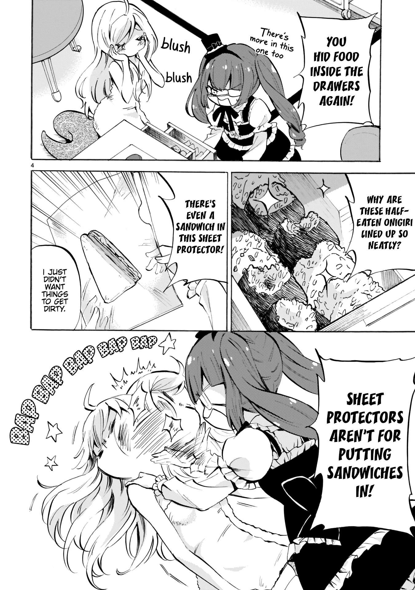 Jashin-chan Dropkick Chapter 114 page 4 - Chapter 114: Don't Waste Food