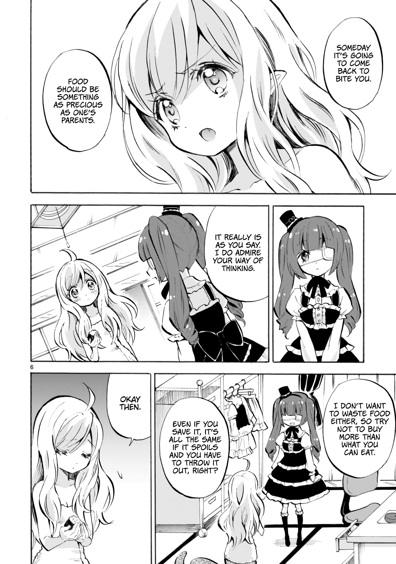 Jashin-chan Dropkick Chapter 114 page 6 - Chapter 114: Don't Waste Food